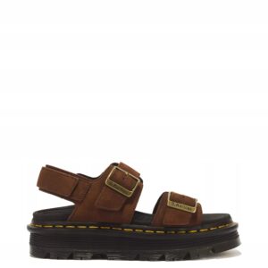Dr. Martens Zebzag Nubuck 42853200 Sandały Skórzane Brązowe rozmiar 37