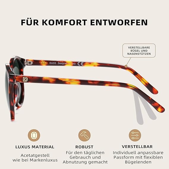 Retro polaryzacyjne damskie okulary przeciwsłoneczne Vintage UV400 - obrazek 2