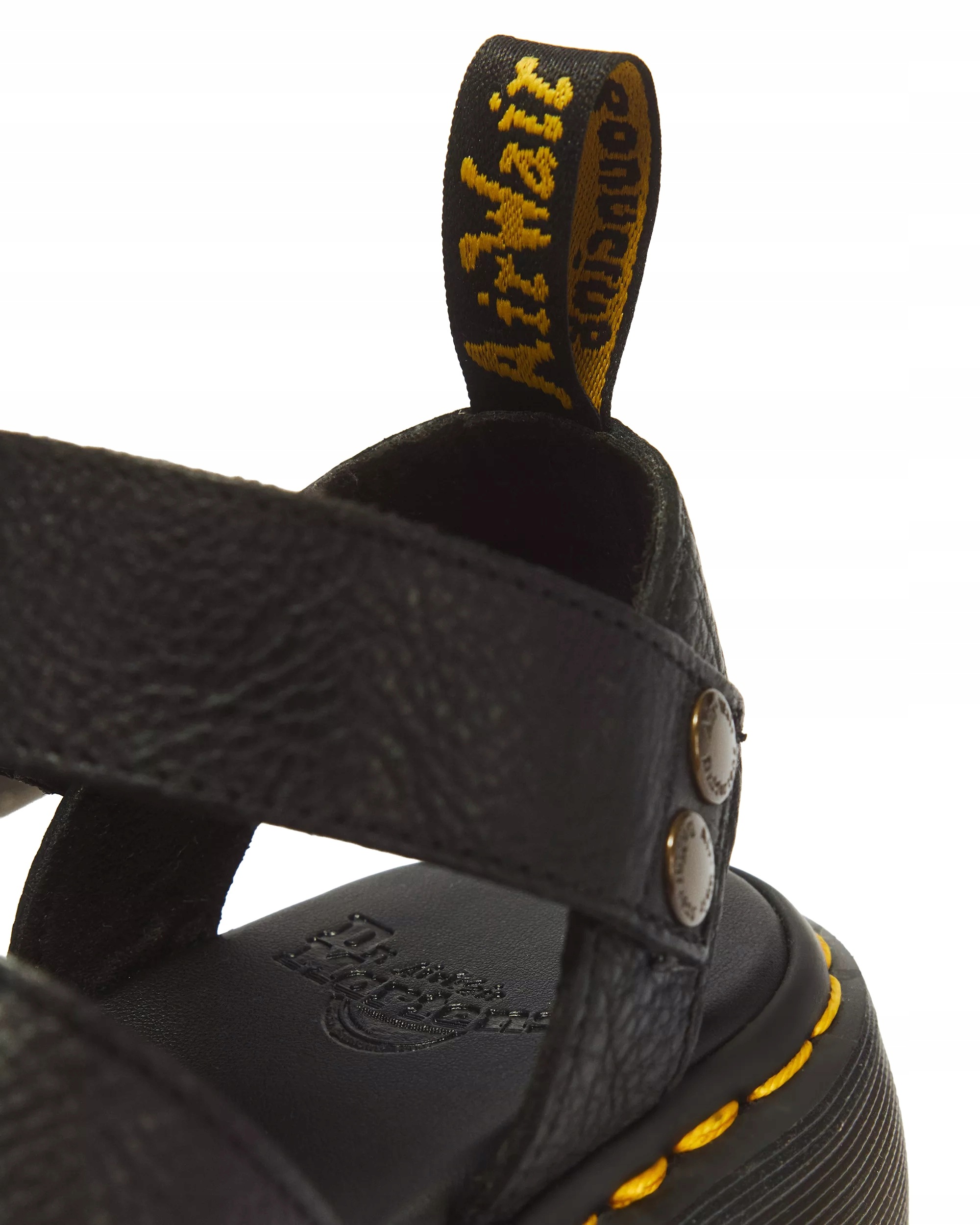 Dr. Martens Gryphon Quad Pisa 25720001 Sandały Skórzane Czarne rozmiar 37 - obrazek 3