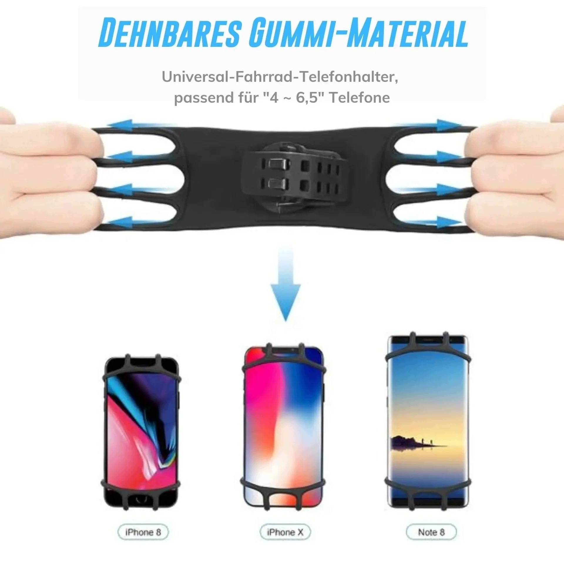Alpensattel Uchwyt Rowerowy na Telefon 360° Uniwersalny 4-6,5" NOWY - obrazek 3