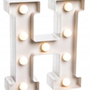 LAMPKA LED LITERA H Z PILOTEM
