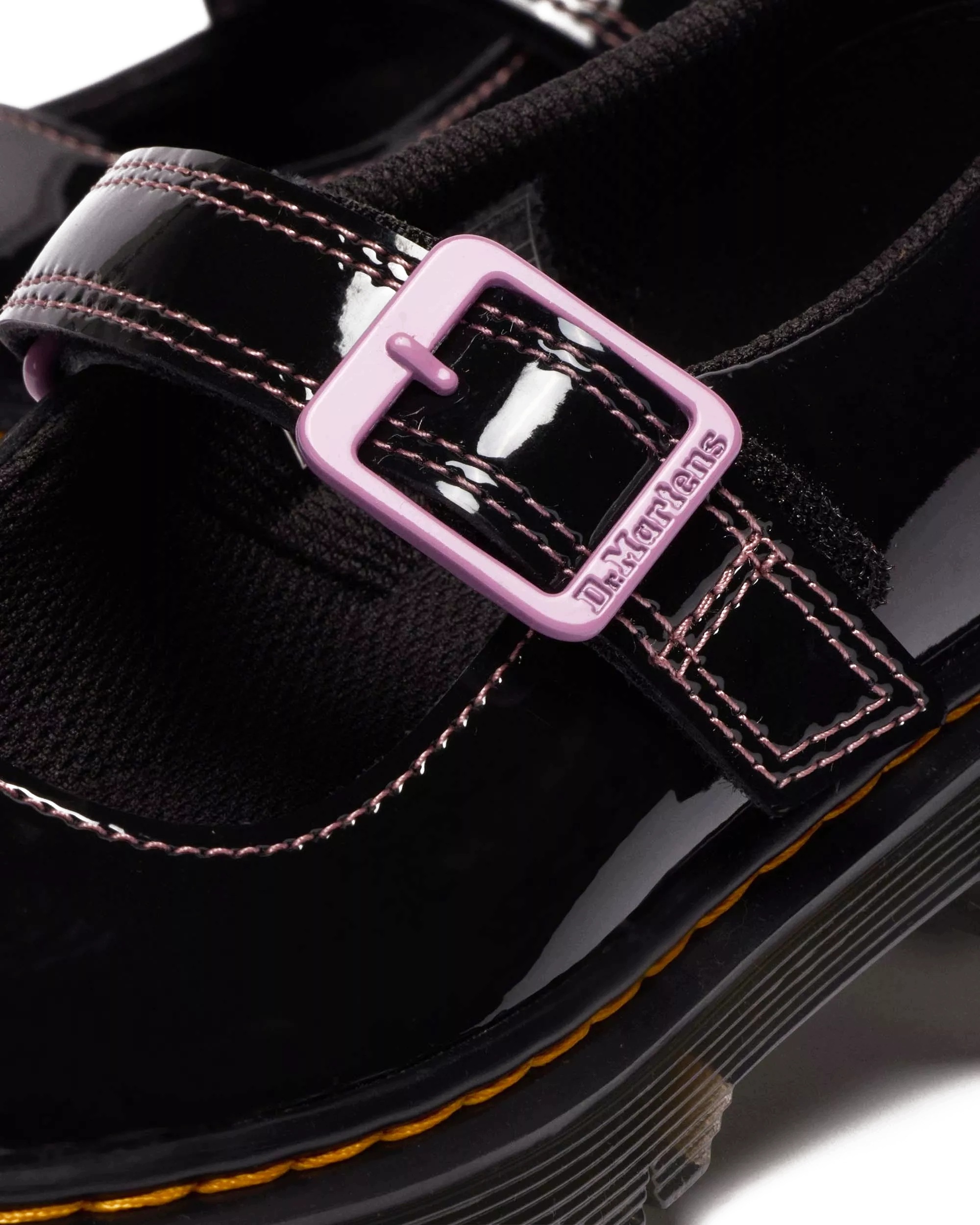 Dr. Martens Junior Mary Jane Bex Buty Dziecięce Lakierowane Czarne 36 - obrazek 2