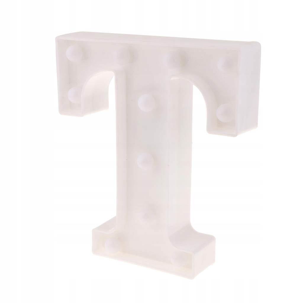 Lampka Nocna LED – Litera T z Pilotem - obrazek 6