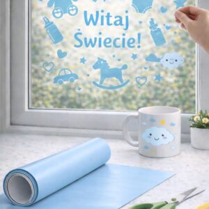 FOLIA WINYLOWA DO PLOTERA NA PREZENTY DIY