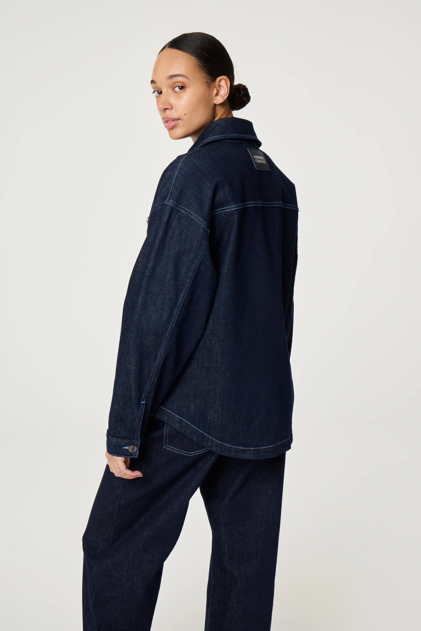 Fabienne Chapot Jamie Jacket Rinsed | kurtka jeansowa 36 - obrazek 2