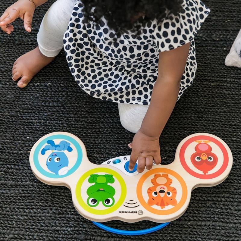 BABY EINSTEIN Drewniana zabawka z bębnami Magic Touch HAPE 6m+ - obrazek 3
