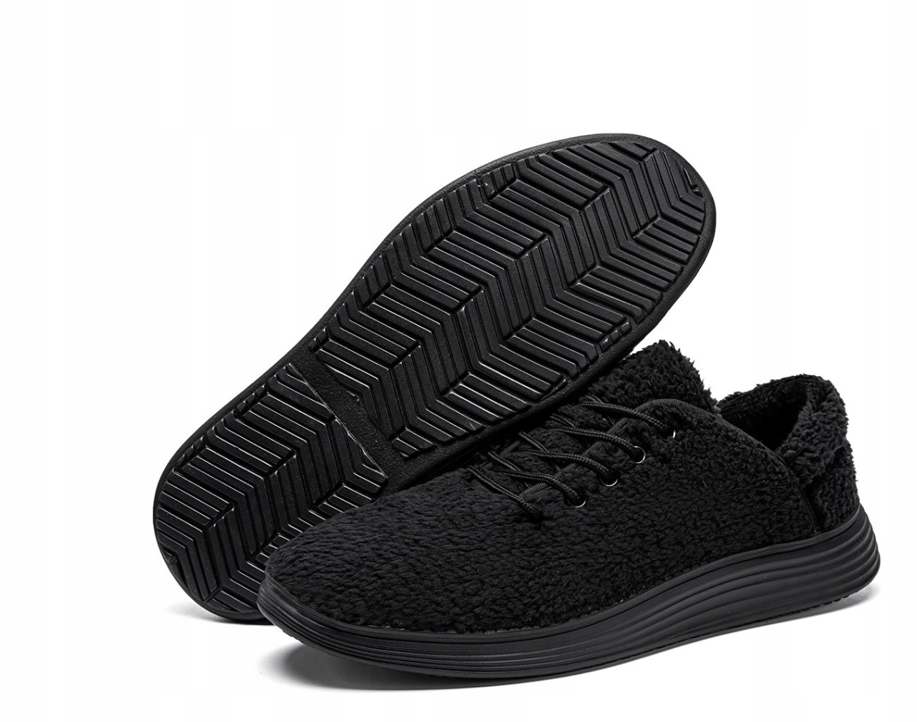 Męskie Ciepłe zimowe buty sportowe Lekkie codzienne,buty outdoorowe roz 40 - obrazek 4