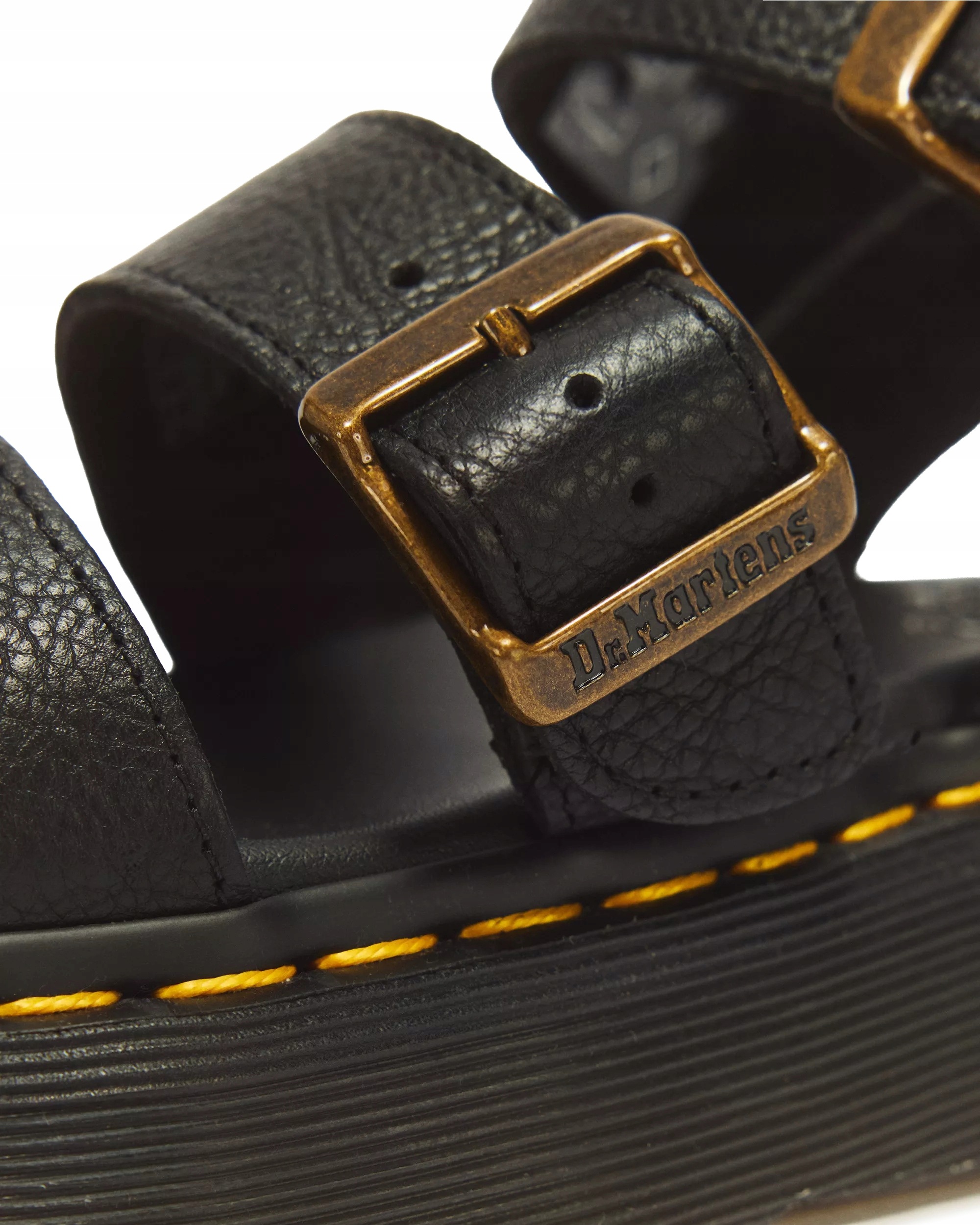 Dr. Martens Gryphon Quad Pisa 25720001 Sandały Skórzane Czarne rozmiar 37 - obrazek 8
