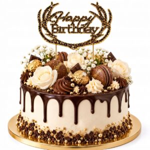 Ozdoba do Bukietu Kwiatów Happy Birthday Pik Dekoracja Urodzinowa