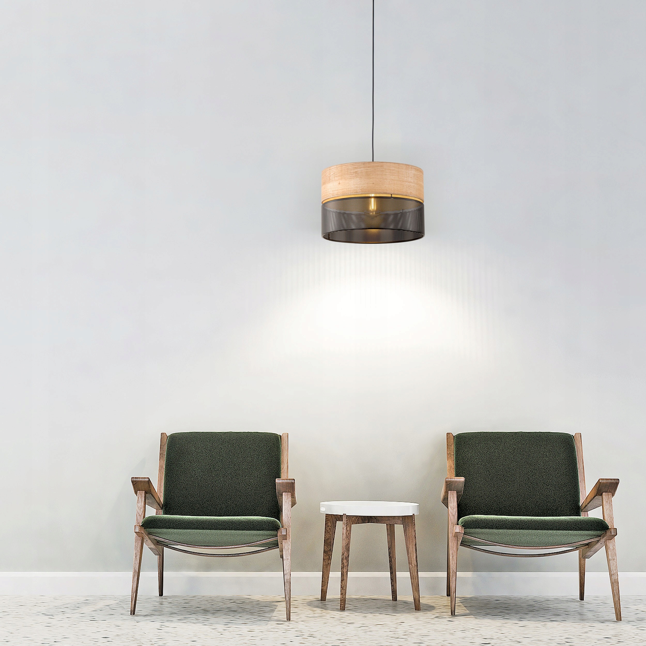KINKIET LAMPA ŚCIENNA TK LIGHTING NICOL 6539 CZARNY DĄB E27 40W - obrazek 7