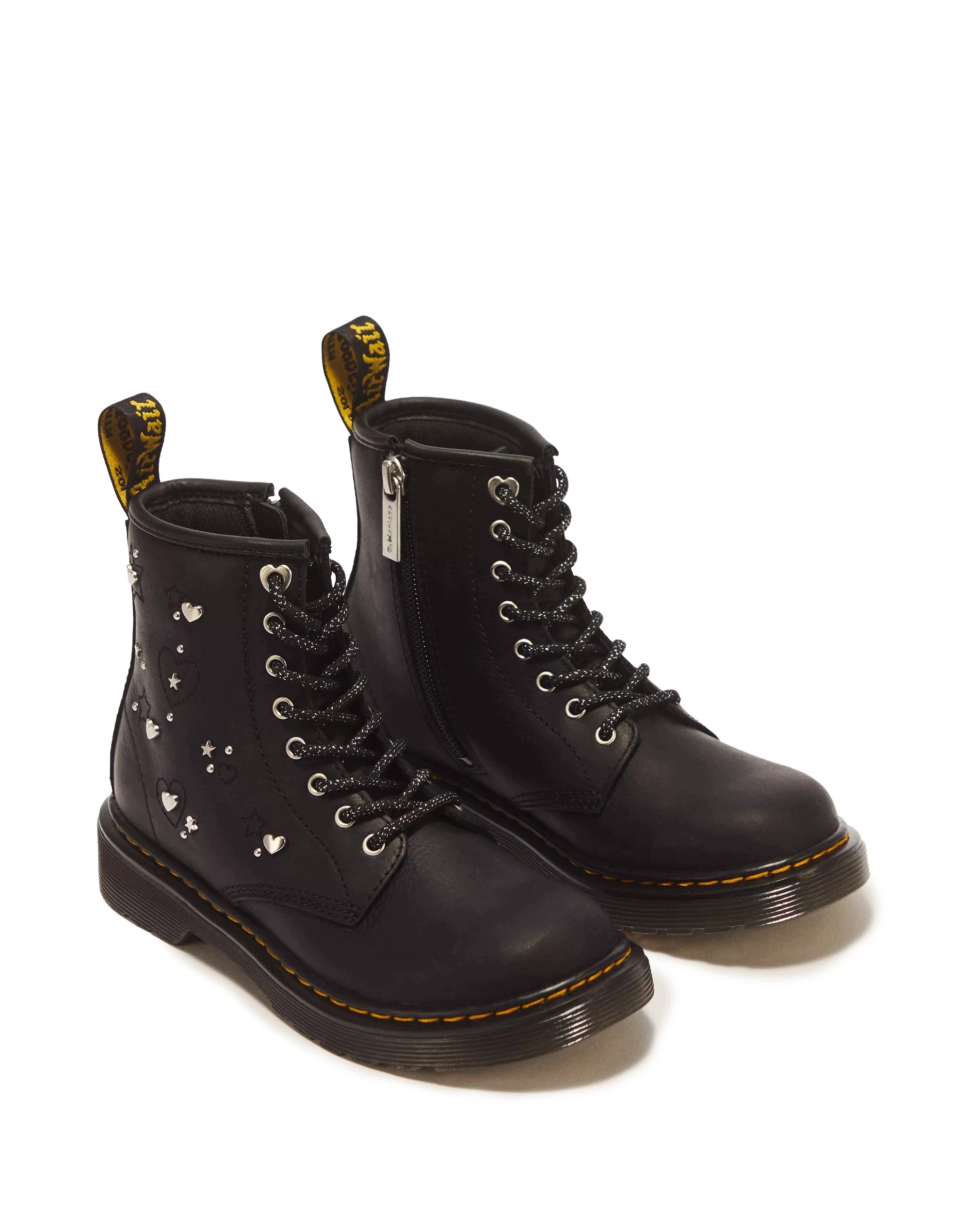 Dr. Martens 1460 HS Junior Wyoming Skórzane Botki Glany Czarne Rozmiar 36 - obrazek 5