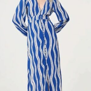 Fabienne Chapot Ana Dress sukienka midi 100% wiskoza NOWA z metką r. 36
