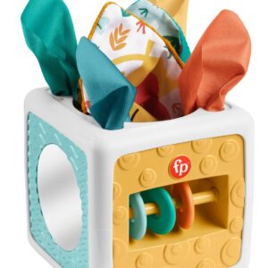 Kostka sensoryczna Fisher-Price wielokolorowa plastikowa tkaninowa