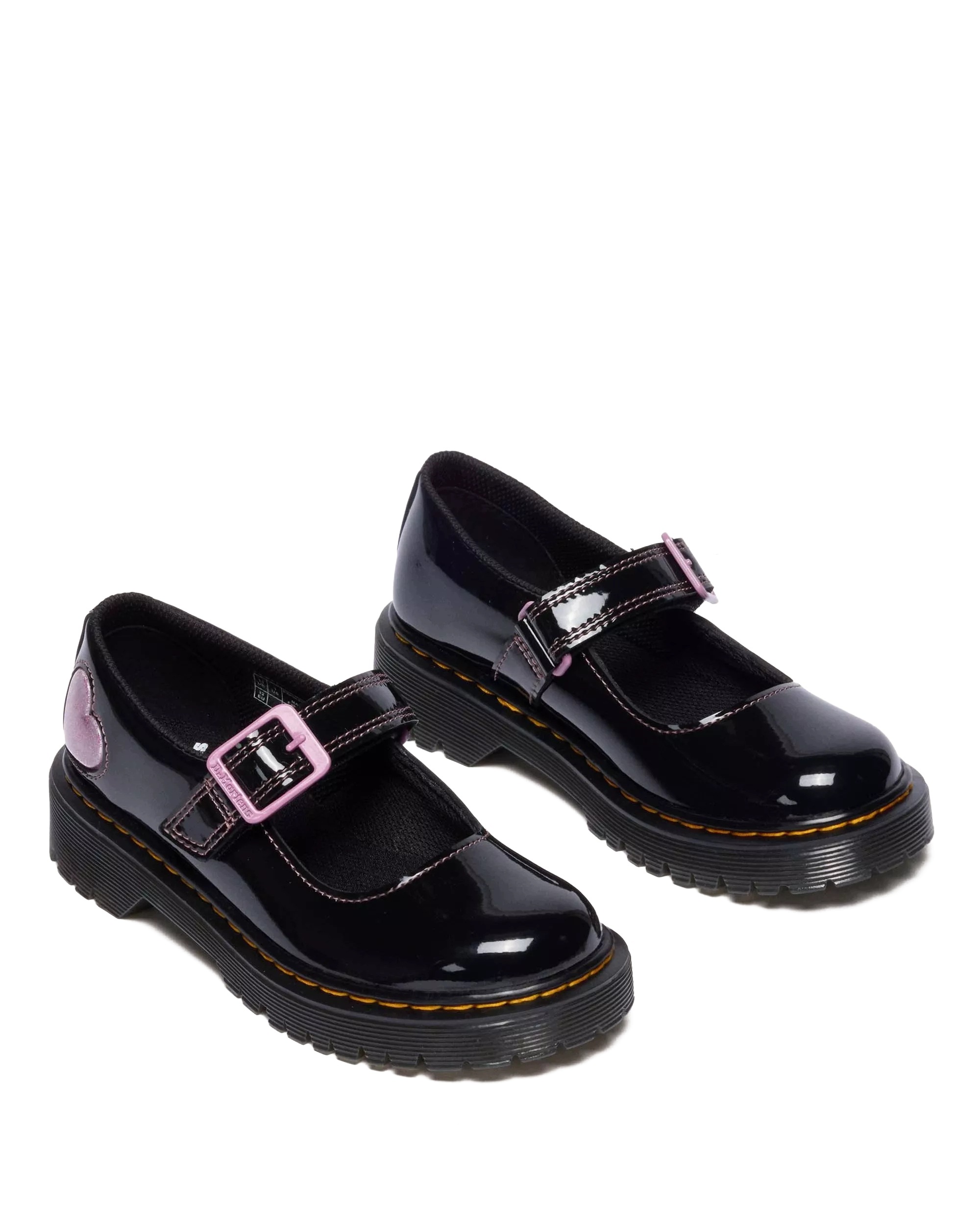 Dr. Martens Junior Mary Jane Bex Buty Dziecięce Lakierowane Czarne 36 - obrazek 4