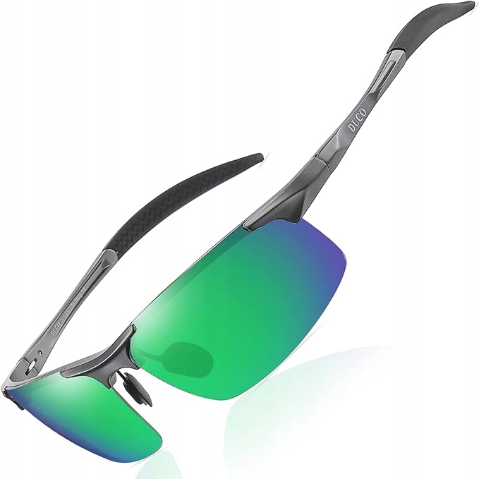 DUCO Męskie Okulary Sportowe Polaryzacyjne UV400 Revo