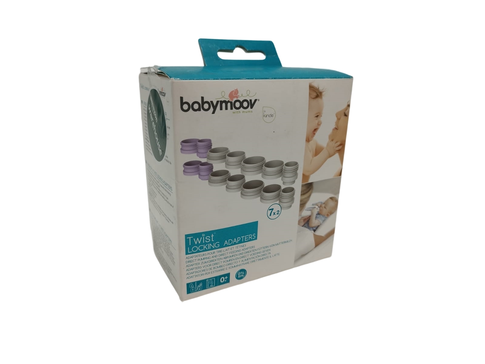 Adaptery Babymoov Twist przejściówki butelek
