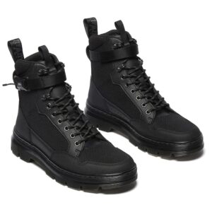 Dr. Martens Combs Tech MK.02 Botki Trapery Czarne Skóra Unisex r.44