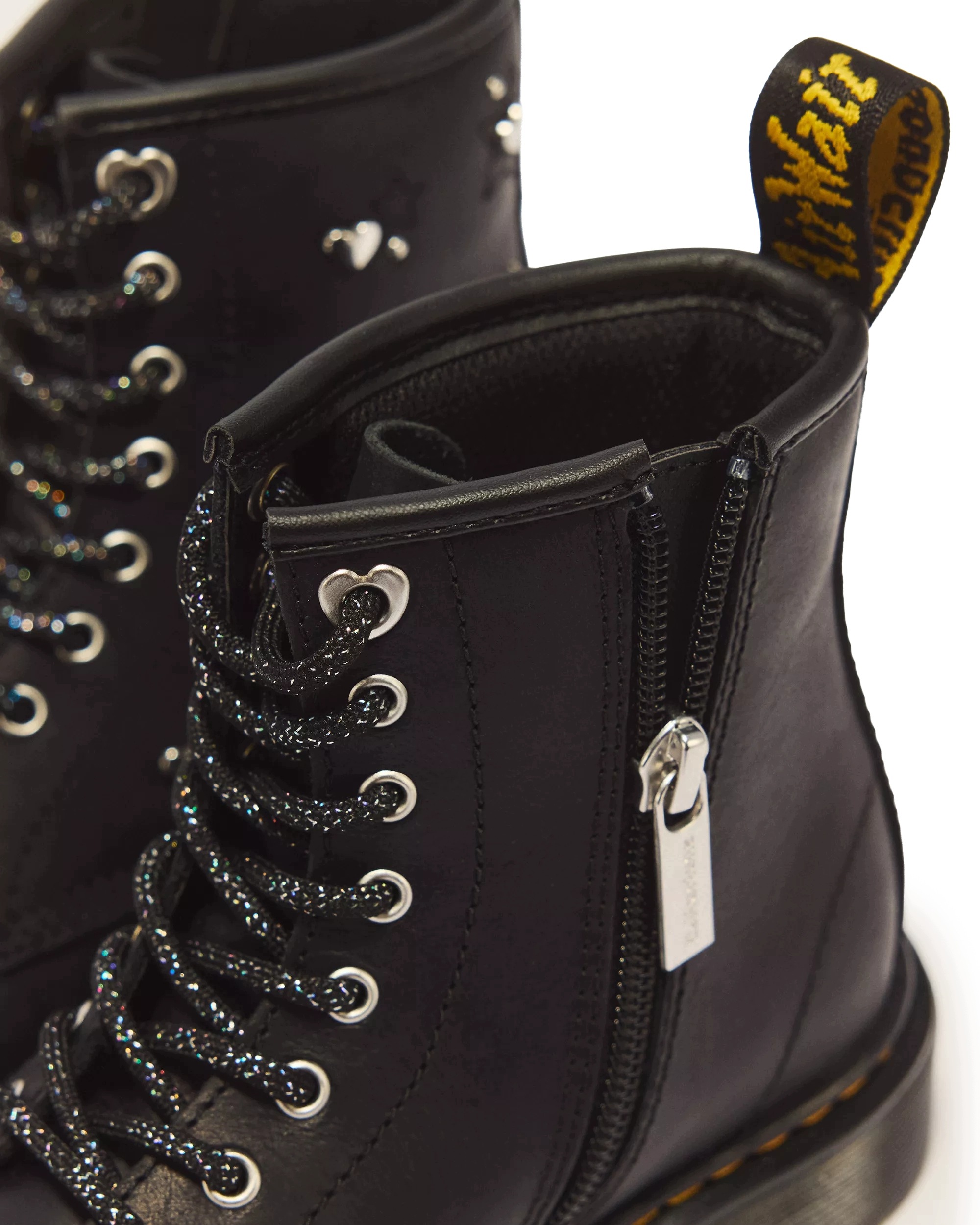 Dr. Martens 1460 HS Junior Wyoming Skórzane Botki Glany Czarne Rozmiar 36 - obrazek 3