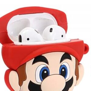 Silikonowe etui Kompatybilne z Airpods 1 i 2 Super Mario