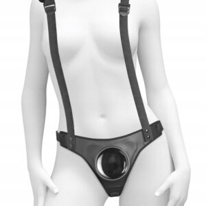 Pipedream Body Dock Uprząż Strap-On z Szelkami Regulowana Silikonowa