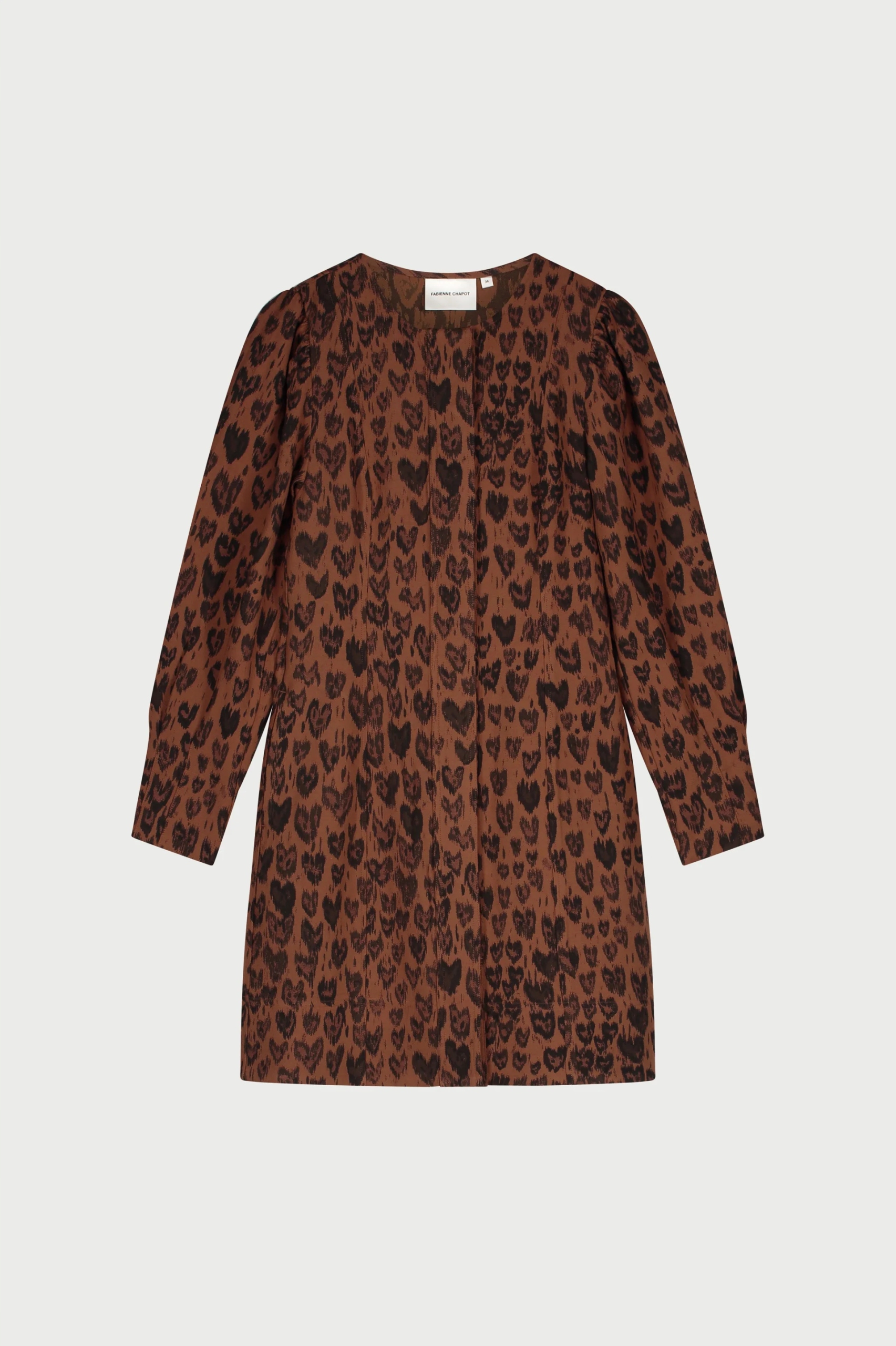 Fabienne Chapot Reese Dress Burnt Sugar/Black | sukienka damska 42 - obrazek 4