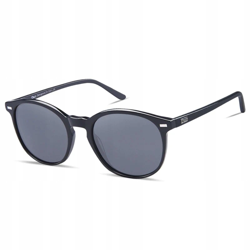 Okulary przeciwsłoneczne damskie DUCO Retro Round z polaryzacją DC1230 - obrazek 3