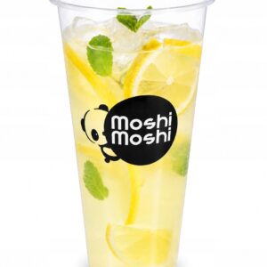 Kubki Plastikowe Moshi Moshi 650 ml Wielorazowy do Lemoniady, Kawy, Herbaty