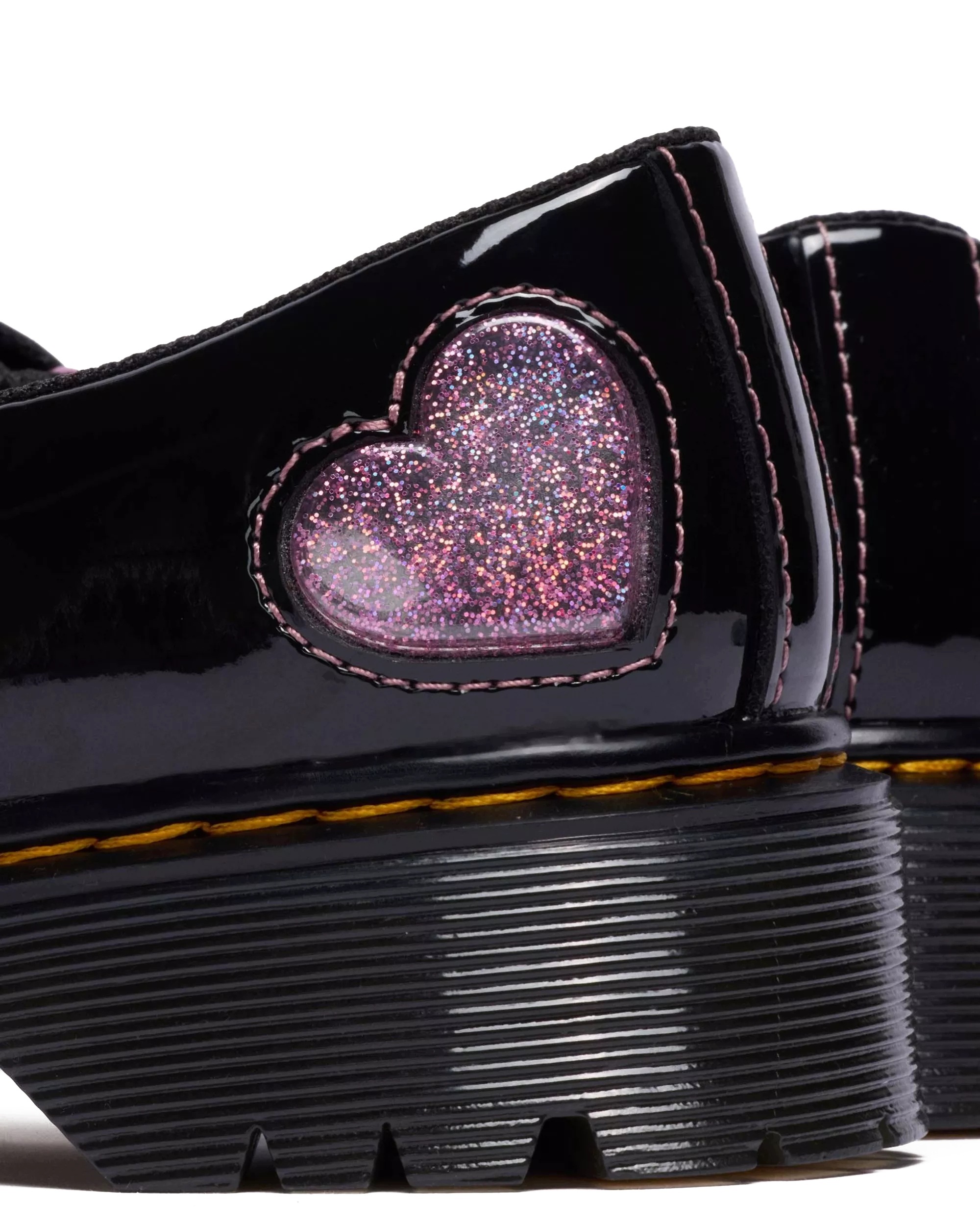 Dr. Martens Junior Mary Jane Bex Buty Dziecięce Lakierowane Czarne 36 - obrazek 7