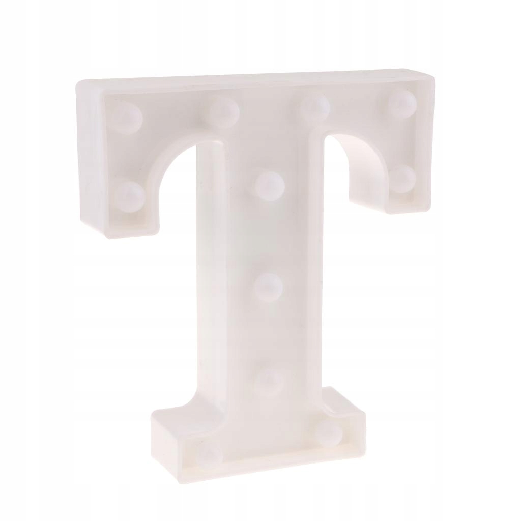 Lampka Nocna LED – Litera T z Pilotem - obrazek 7
