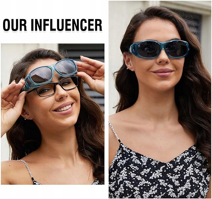 DUCO Okulary Przeciwsłoneczne Nakładane Polar UV400 Fit Over - obrazek 2