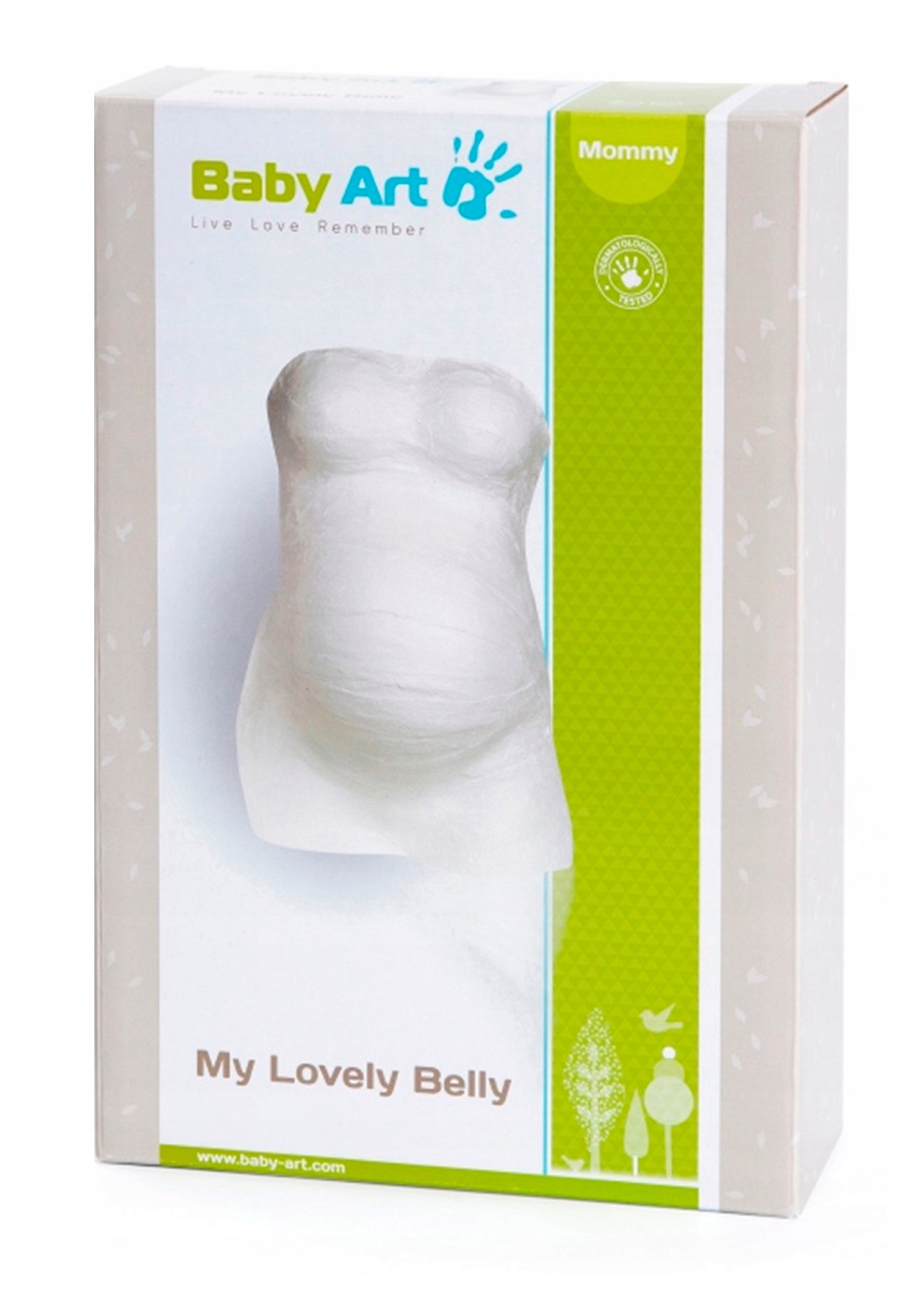BABY ART ODCISK BRZUSZKA W MASIE GIPSOWEJ - obrazek 6