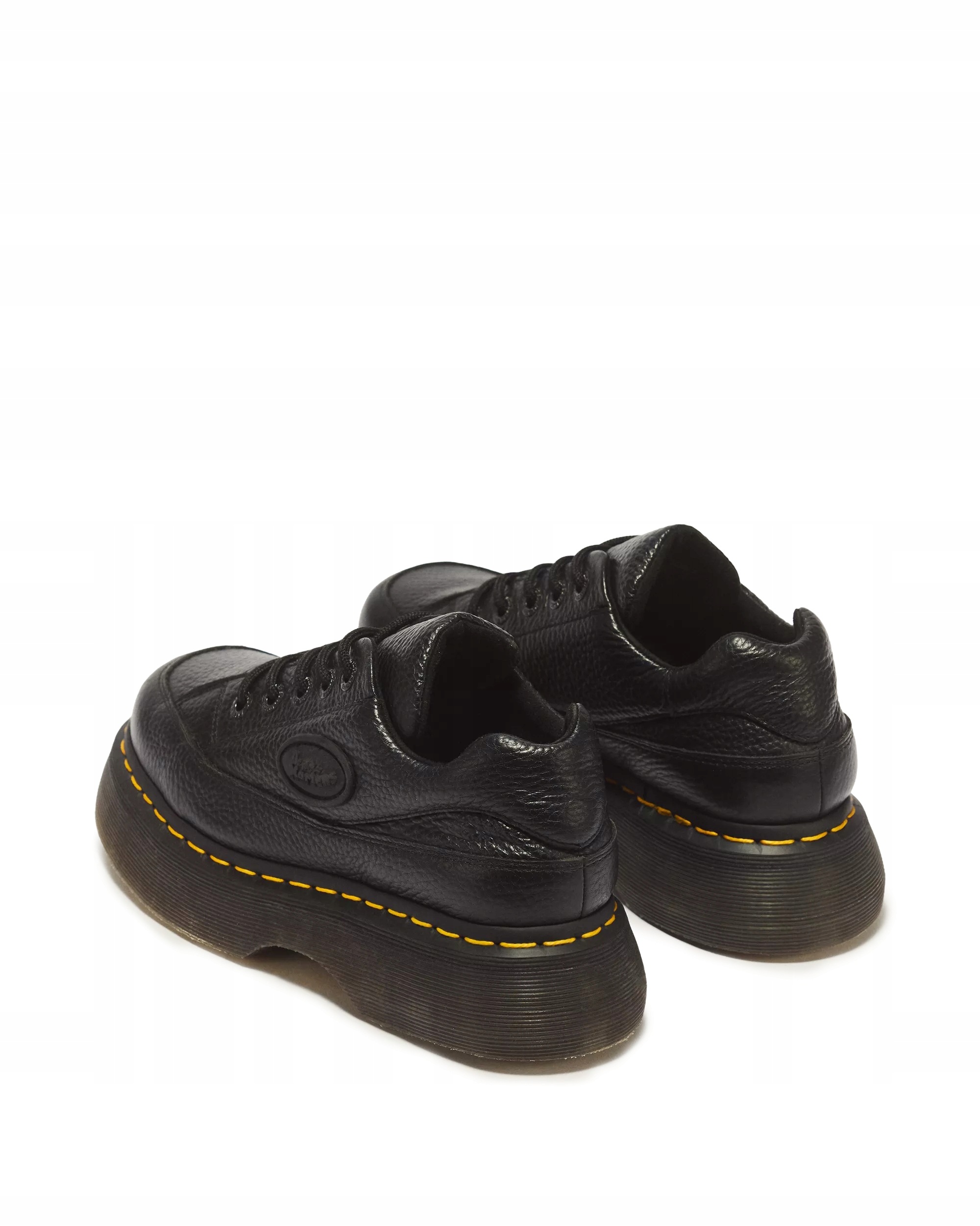 Dr. Martens Buzz 5-Eye Milled Nappa Skórzane Czarne Platforma rozmiar 37 - obrazek 6