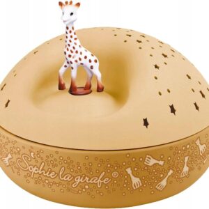 Projektor Gwiazd Sophie la Girafe Lampka Nocna Pozytywka LED Gra Świeci
