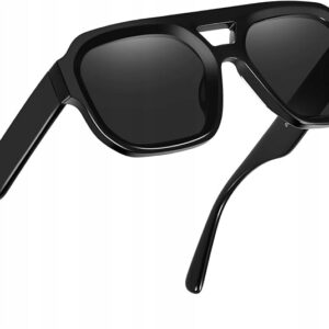 DUCO Okulary Przeciwsłoneczne Aviator Retro Polar UV400 Unisex