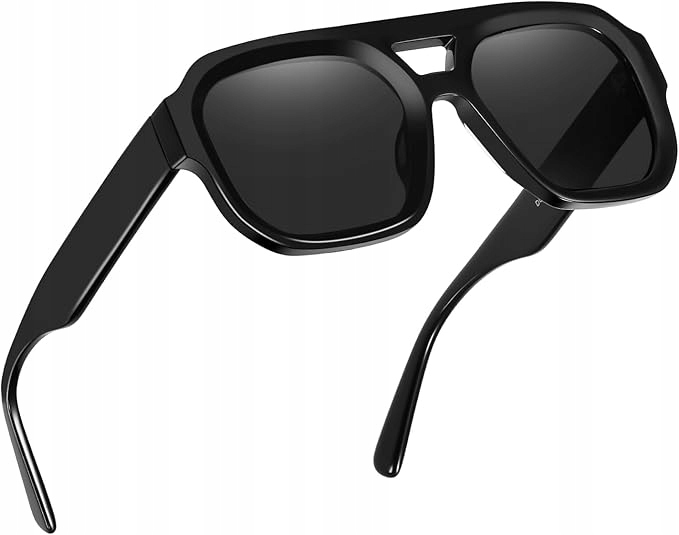 DUCO Okulary Przeciwsłoneczne Aviator Retro Polar UV400 Unisex