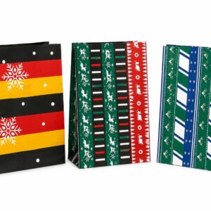 Świąteczne torebki papierowe – zestaw 24 sztuk