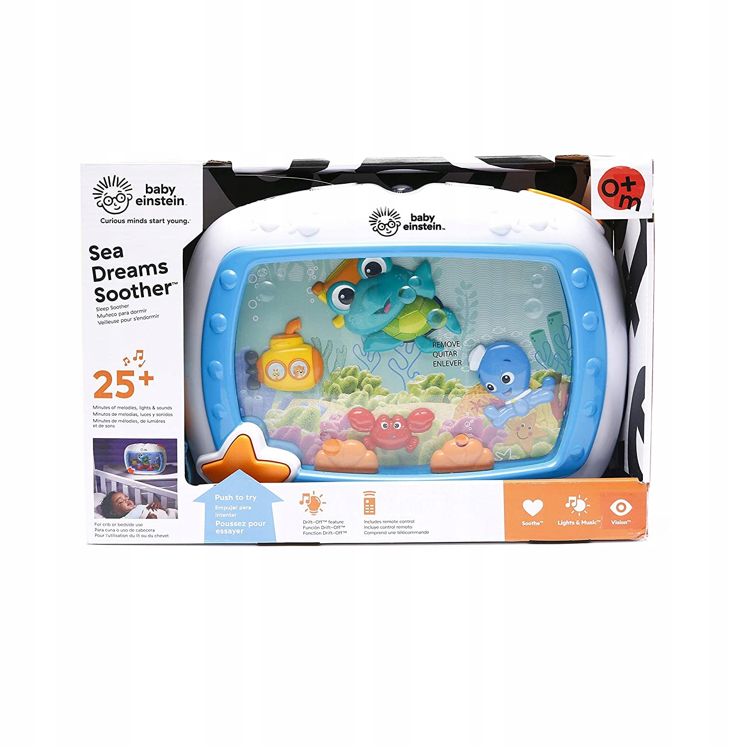 Baby Einstein Lampka nocna z pozytywką efekty świetlne i dźwiękowe - obrazek 5