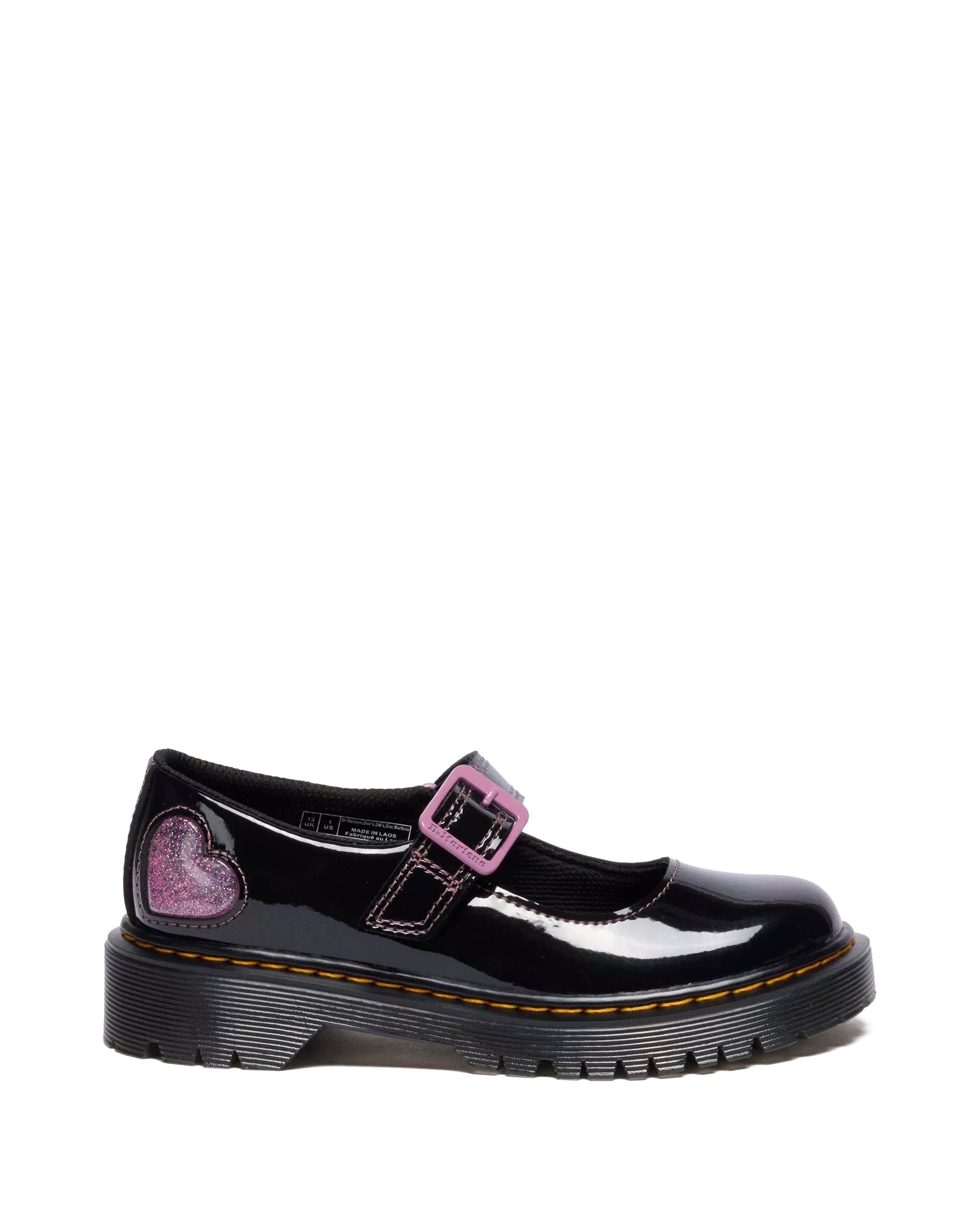 Dr. Martens Junior Mary Jane Bex Buty Dziecięce Lakierowane Czarne 36