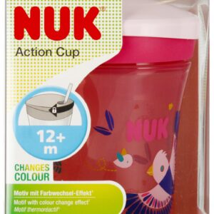 NUK Kubek 230 ml 12m+ Action Cup Kameleon różowy 10255574