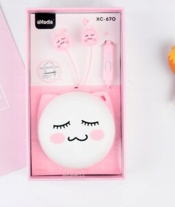 Słuchawki douszne XC-670 – Jack 3.5 mm | 105 dB | Cute Design