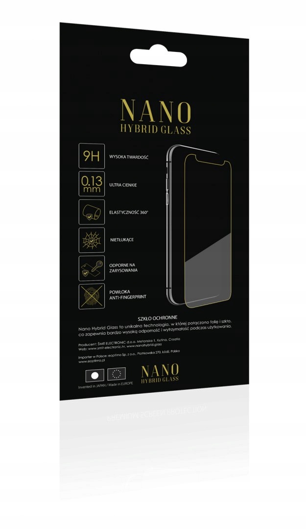 Szkło Hybrydowe 9H NANO do Xiaomi Redmi 8 Ochronne Elastyczne 1 szt. - obrazek 3