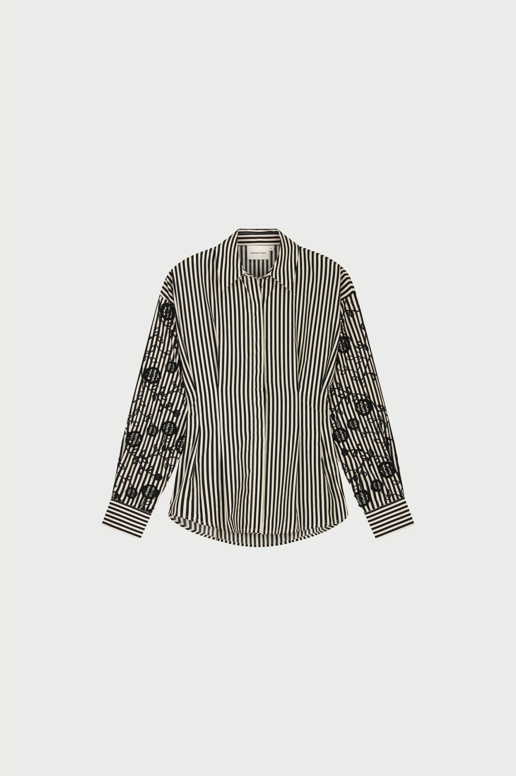 Koszula damska Fabienne Chapot Rosey Blouse Cosy White/Black Ink roz 40 - obrazek 4
