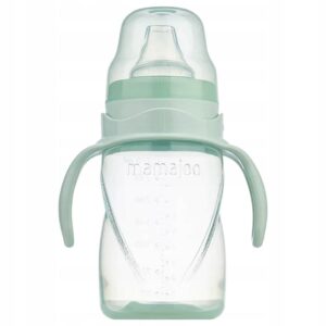 Kubek treningowy Mamajoo 270 ml Zielony Niekapek Dla Dzieci 6m+ BPA Free