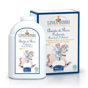 HELAN Linea BIMBI Dziecięcy puder ryżowy pod pieluszki ekologiczny 75 g