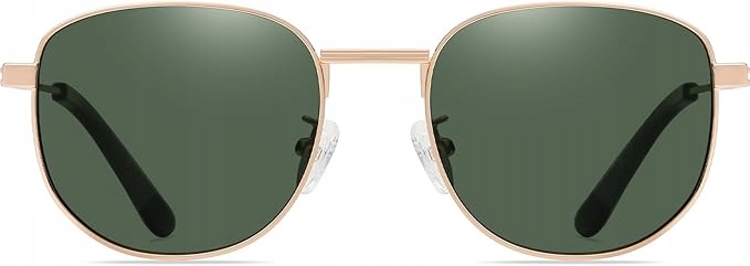 DUCO Okulary Przeciwsłoneczne Retro Polar UV400 Metalowe Unisex