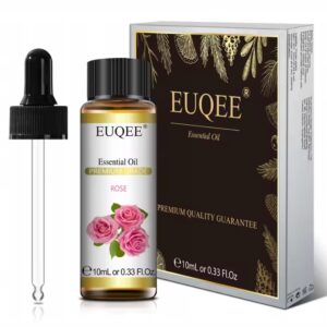 EUQEE 10ml – Olejek Różany Naturalny Aromaterapia Nawilżający Zapach Róży