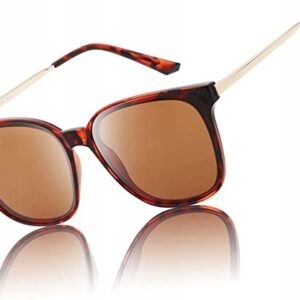 Okulary przeciwsłoneczne DUCO Vintage Retro Round filtr UV, modne na plażę
