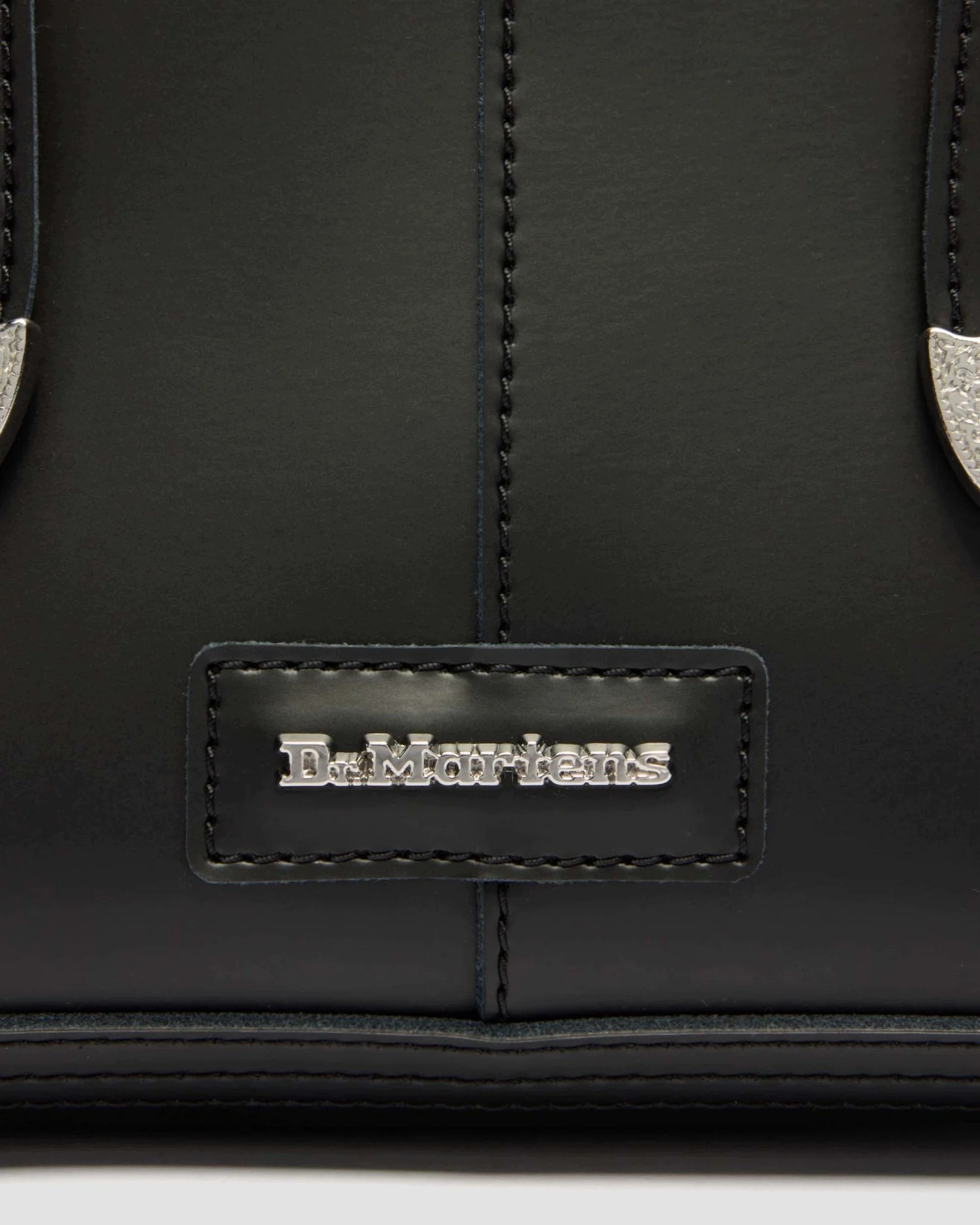Dr. Martens Small Tote Buckle Torebka Skórzana Czarna z Klamrami Kiev - obrazek 5