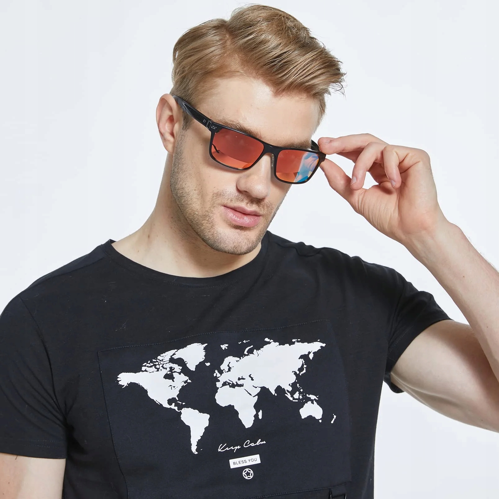 Okulary przeciwsłoneczne DUCO z polaryzacją, sportowe, 100% ochrony UV - obrazek 2