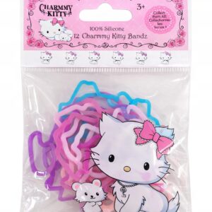 Silikonowe bransoletki Charmmy Kitty Sanrio Bandz 12 szt. różowe 3+